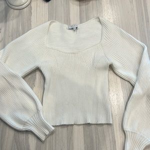 Endless Rose Structured Ribbed Sweater